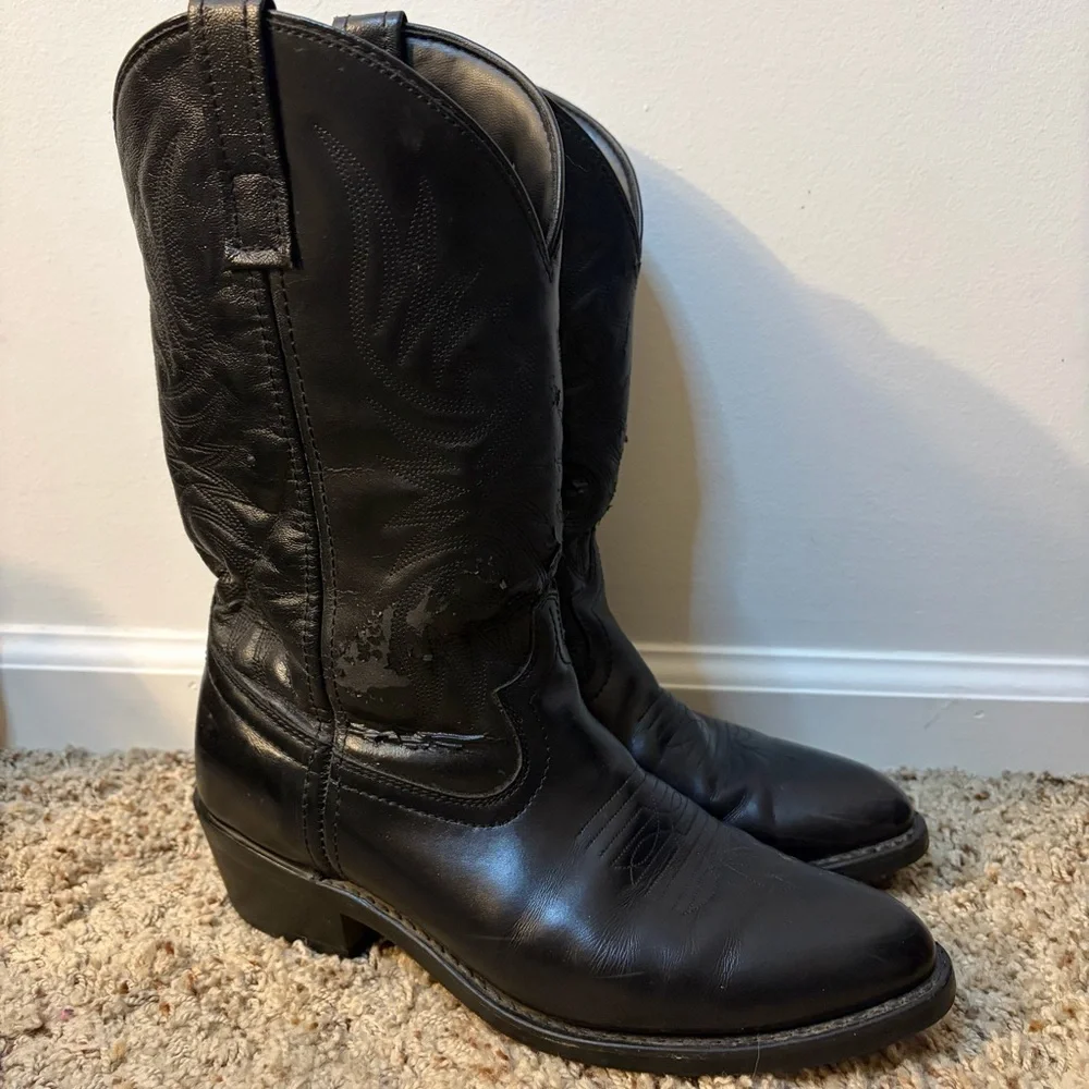 Laredo Lea Vamp Fox Western Cowboy Boots Men’s 8.5